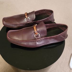 GUCCI HORSE BIT BROWN DRIVING SANDLE / LOAFER  Size G12/ Us 13 great condition